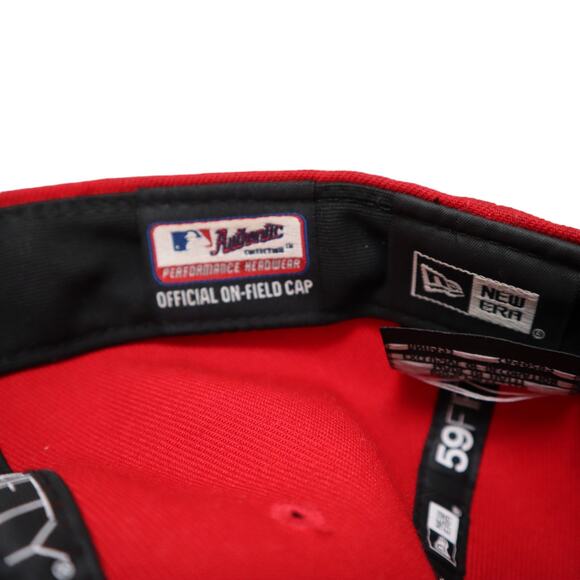 New Era Cincinnati Reds Official On Field MLB Baseball Hat 59FIFTY 7 3/4 - Picture 7 of 9